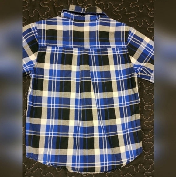 Gymboree Boys Plaid Button up Long Sleeve Shirt. Slim fit.‎ Size 4 XS - Picture 4 of 5